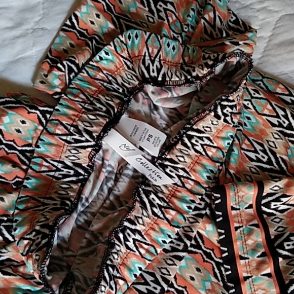 Wide Leg Fluid Pants Relaxed Fit NY Collection Pull-up SP - Picture 6 of 9